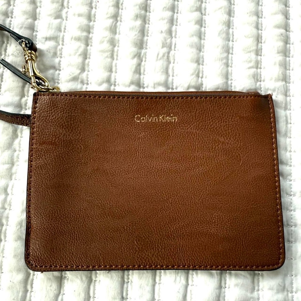 Calvin Klein Tan Leather Men's Wallet